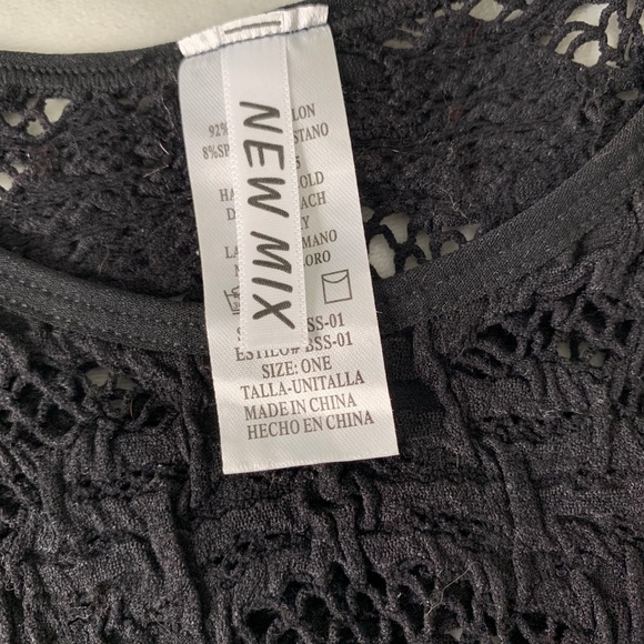 NWT 2 Lace New Mix Bodysuits — Black & Tan OS - Picture 4 of 4